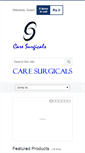 Mobile Screenshot of caresurgicals.com